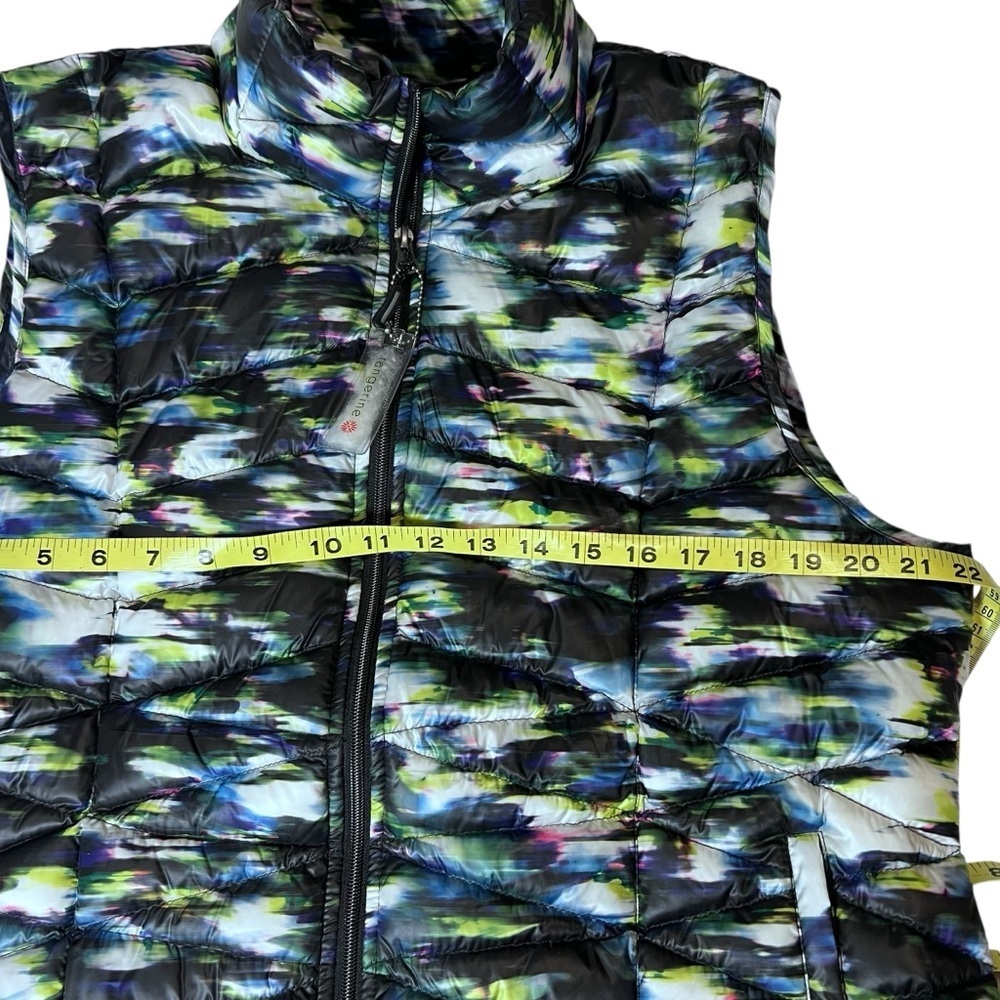 TANGERINE NWT Womens 2XL Vibrant Multicolor Quilted Puffer Vest Lightweight Zip - Picture 5 of 11